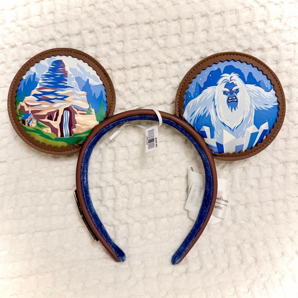 New! Disney Club 33 65th Anniversary Matterhorn Loungefly Ears